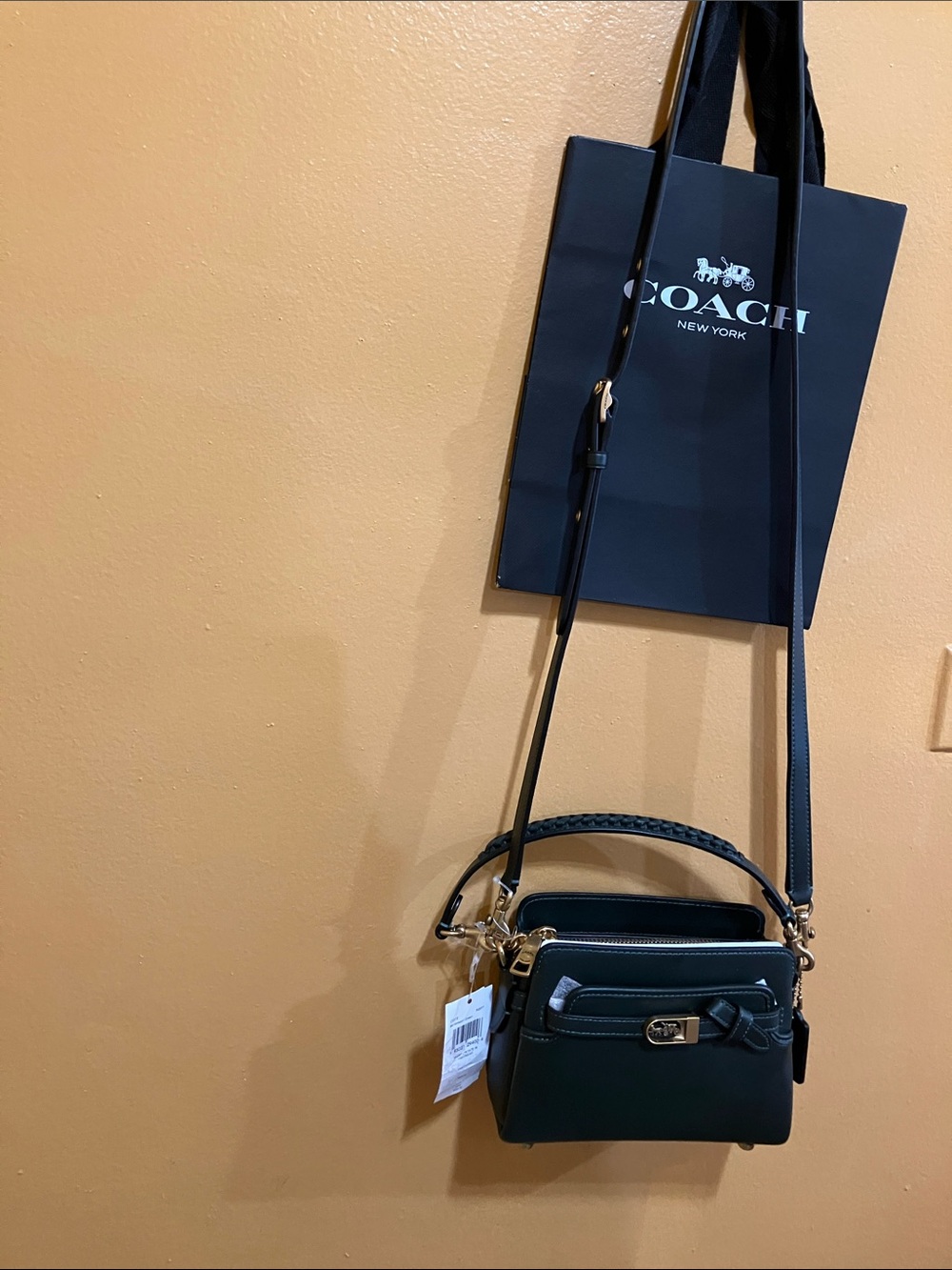 Coach Tate 18 a
Amazon Green leather crossbody bag